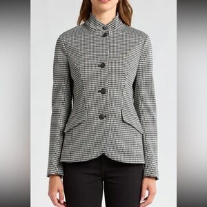 Rag & Bone Monochrome Houndstooth Blazer